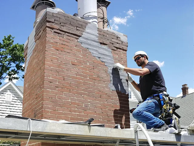 Chimney Restoration in Bridgewater, MA