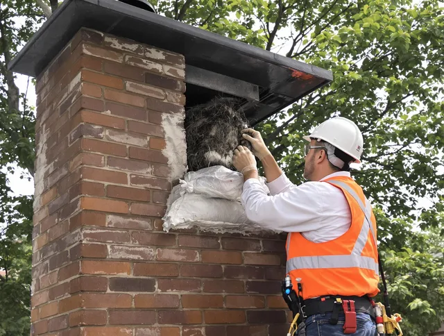 Humane removal of debris and animals by East Bridgewater Chimney Sweep in East Bridgewater, MA