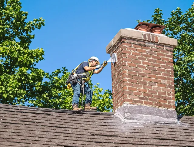 East Bridgewater Chimney Sweep performing an inspection with advanced tools in East Bridgewater, MA