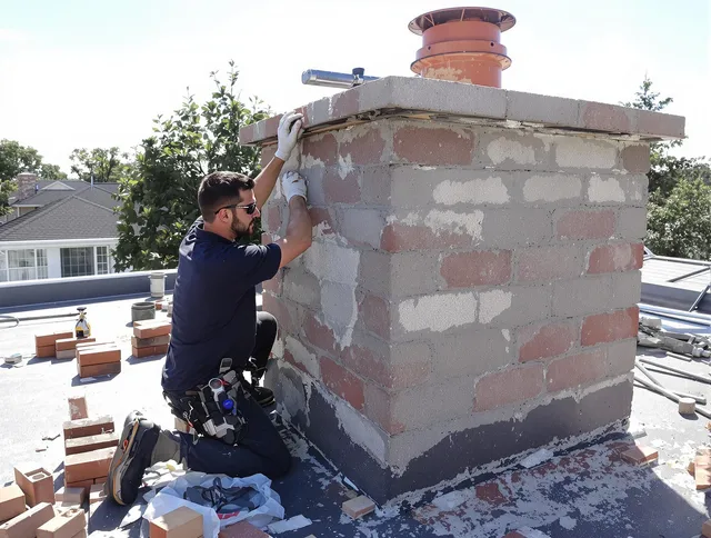 Advanced chimney repair process by East Bridgewater Chimney Sweep in East Bridgewater, MA